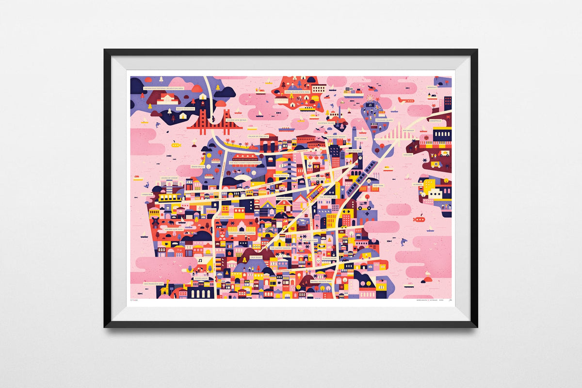 CITIx60 Art Print: San Francisco City Map – viction:ary