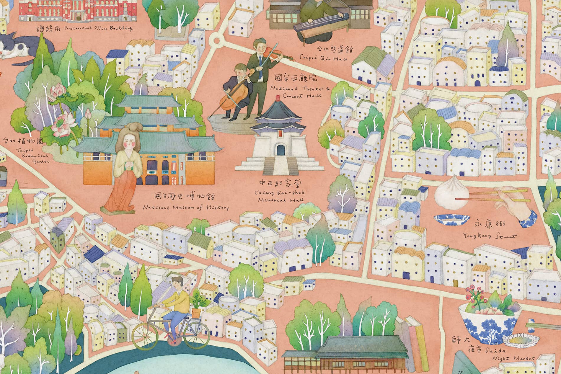 CITIx60 Art Print: Taipei City Map