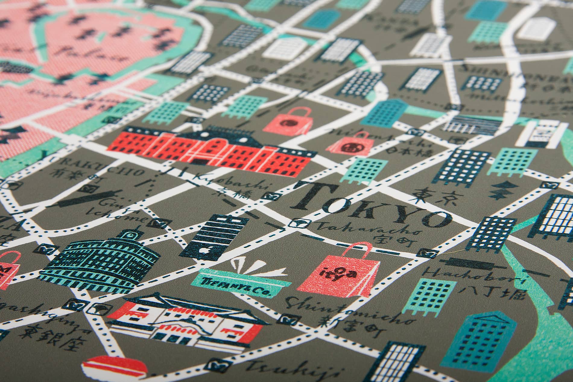 CITIx60 Art Print: Tokyo City Map