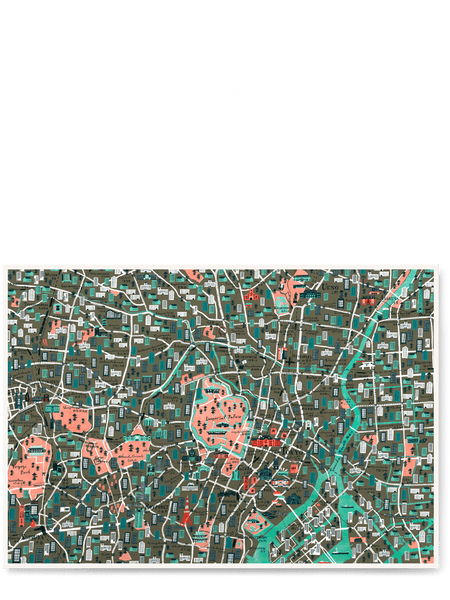 CITIx60 Art Print: Tokyo City Map – viction:ary